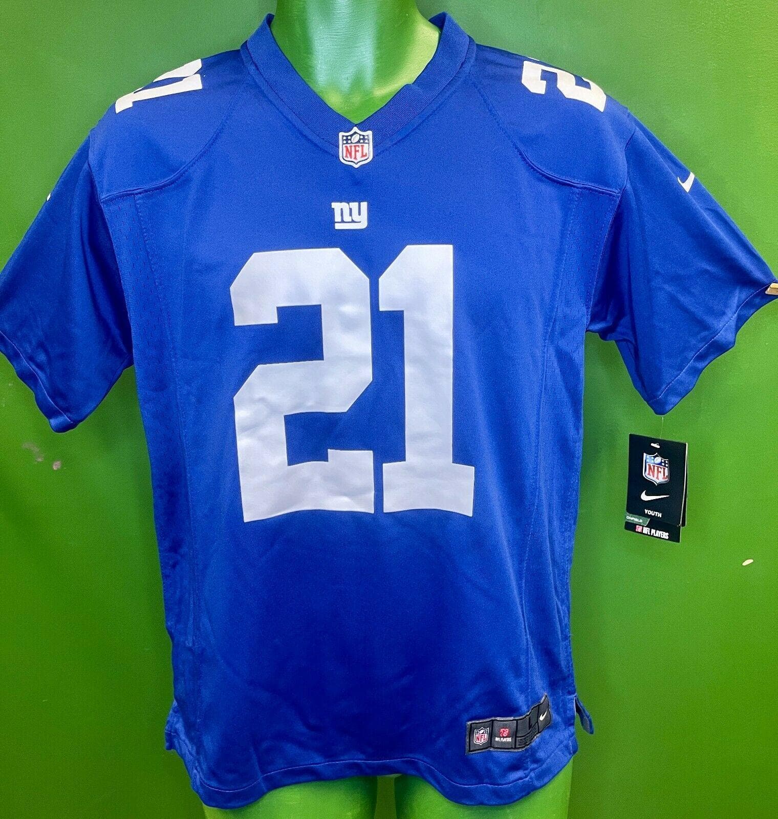 NFL New York Giants Collins #21 Game Jersey Youth Large 14-16 NWT