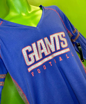 NFL New York Giants Majestic L-S Women's X-Large T-Shirt NWT