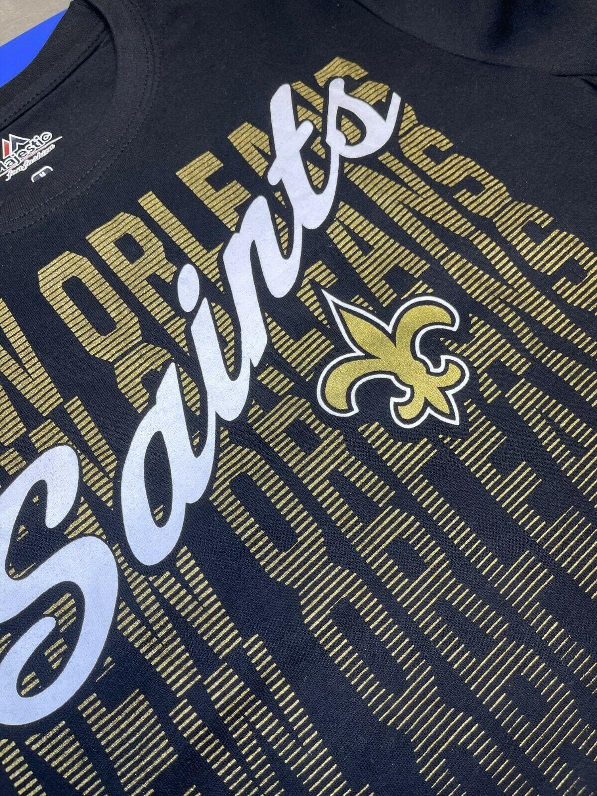 NFL New Orleans Saints Majestic Women's Plus Size T-Shirt 1X NWT
