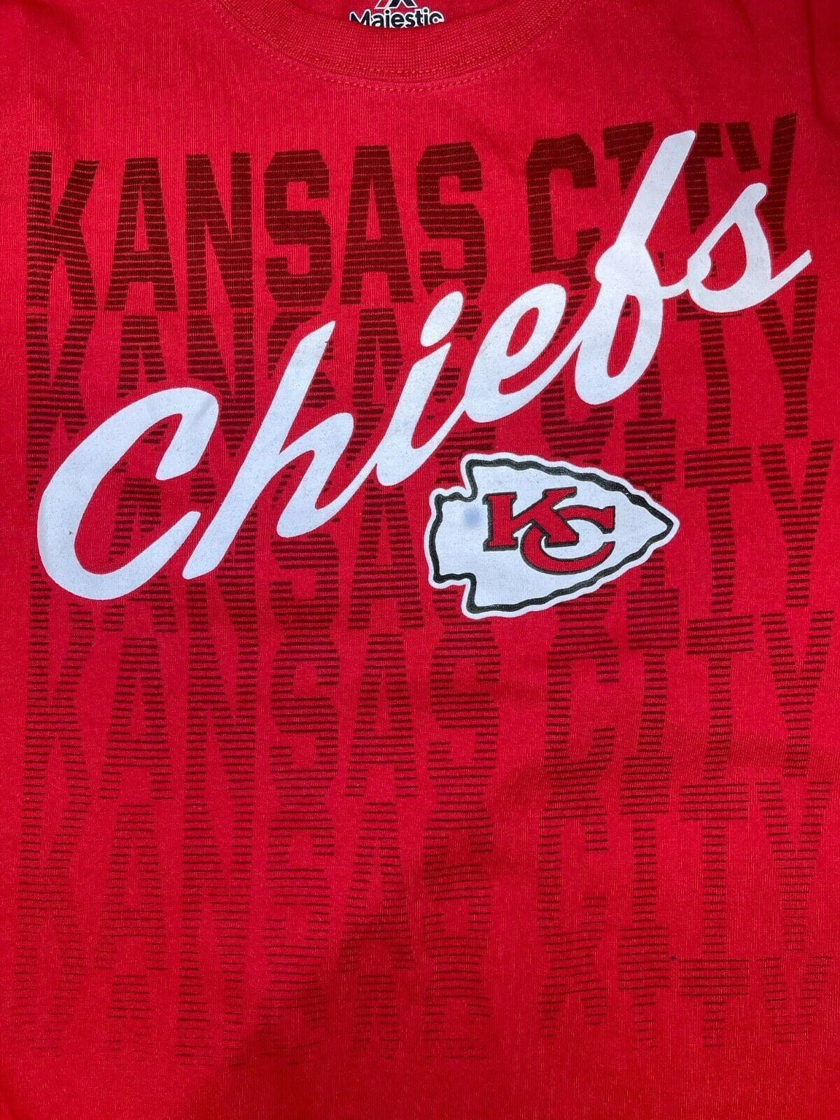 NFL Kansas City Chiefs Majestic Women's Plus Size T-Shirt Large NWT
