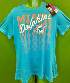 NFL Miami Dolphins Majestic Women's Plus Size T-Shirt Medium NWT