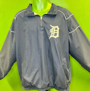 MLB Detroit Tigers 1-4 Zip Pullover Stitched Men's X-Large