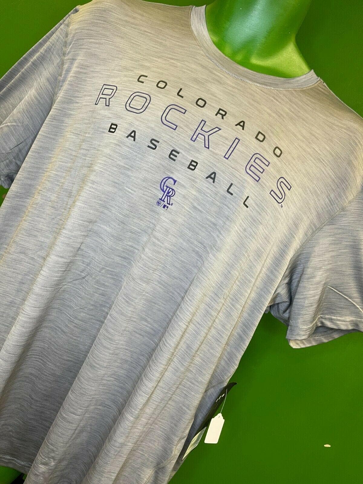 MLB Colorado Rockies '47 Grey T-Shirt Men's X-Large NWT
