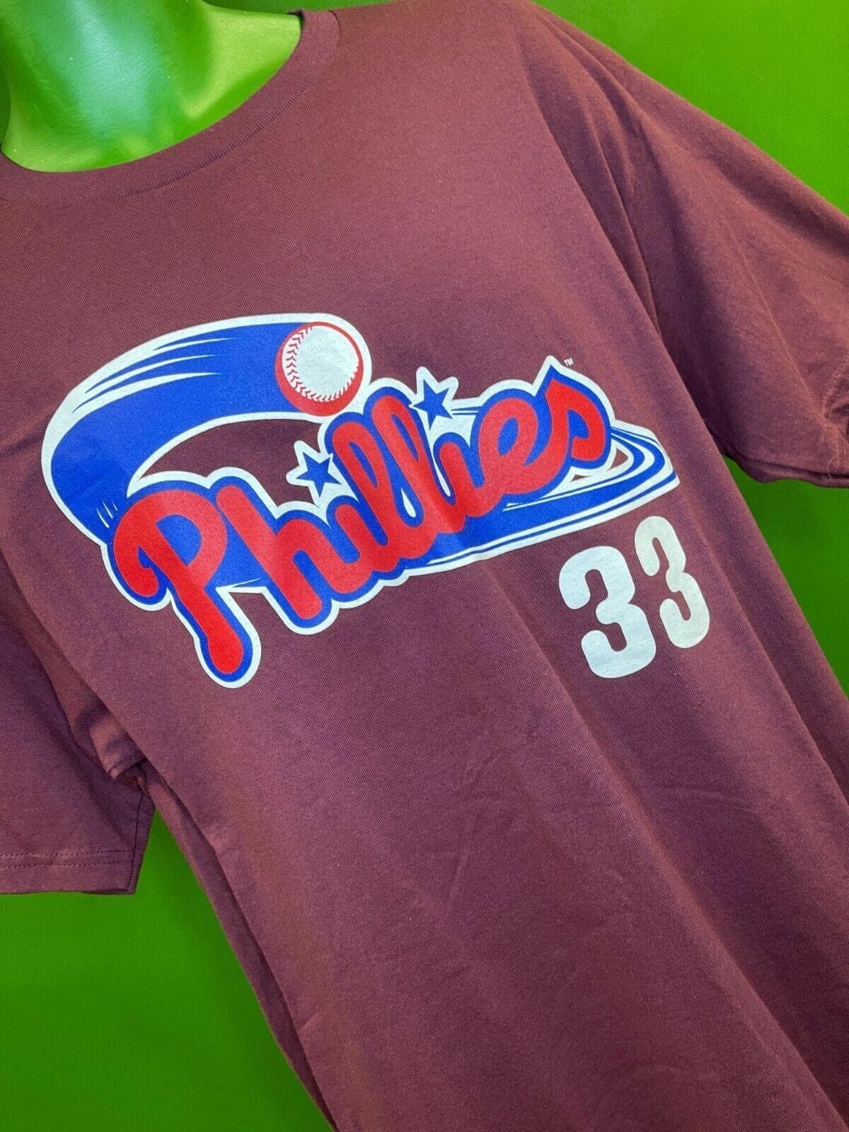MLB Philadelphia Phillies Cliff Lee #33 T-Shirt Men's Large NWT
