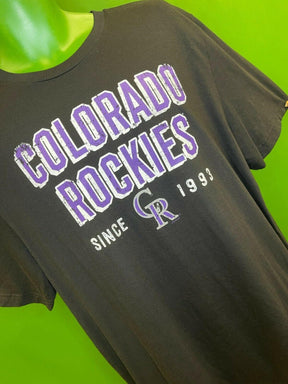 MLB Colorado Rockies Black T-Shirt Men's X-Large NWT
