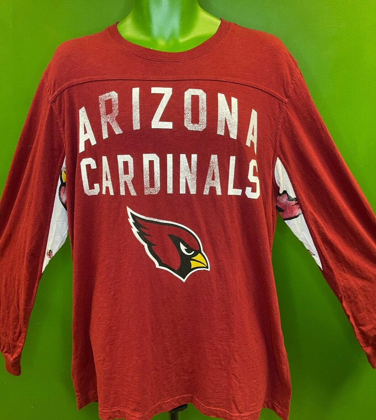 NFL Arizona Cardinals Hands High L-S T-Shirt Weathered Men's X-Large
