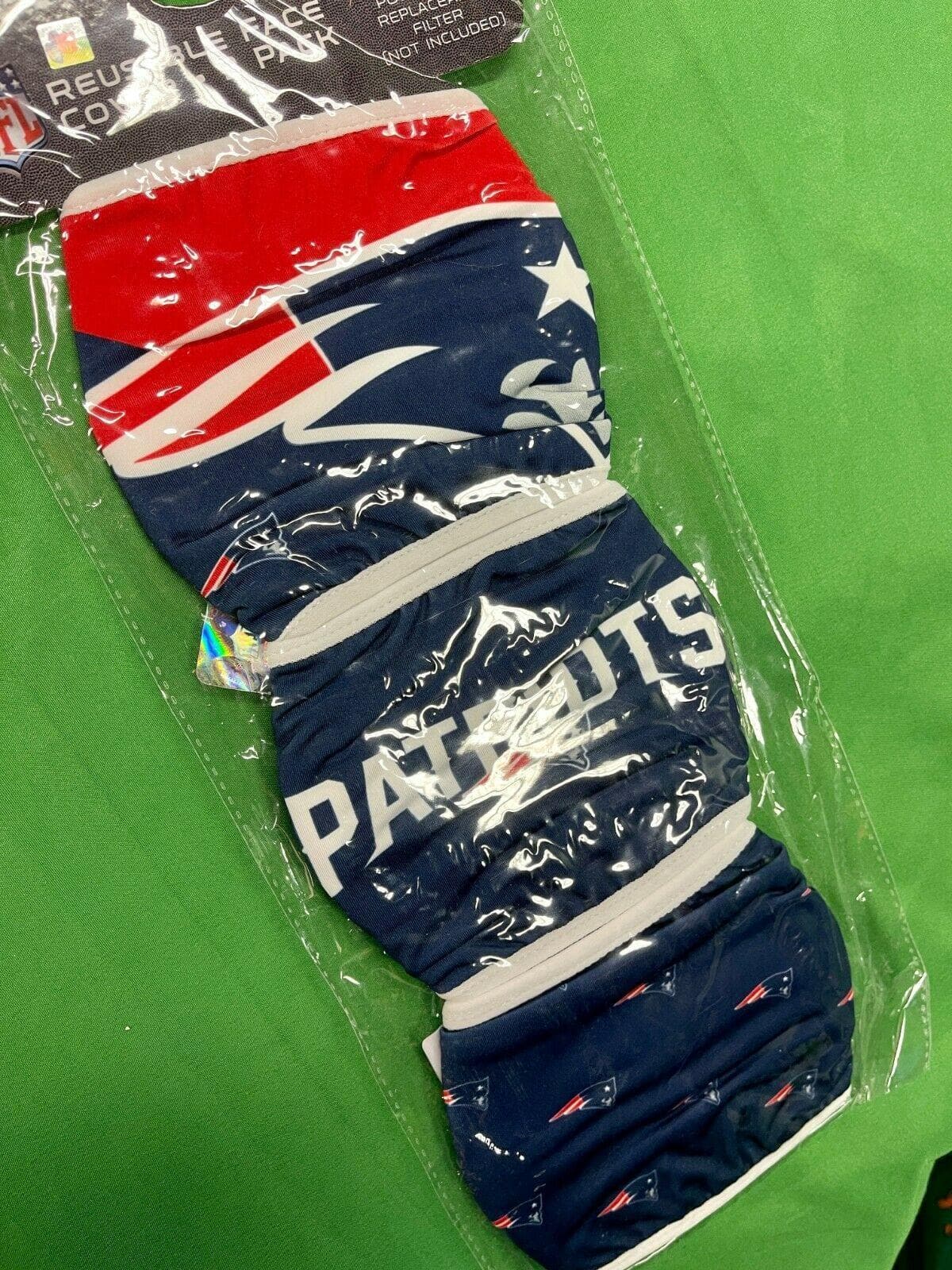 NFL New England Patriots Set of 3 FOCO Face Masks Covering NWT