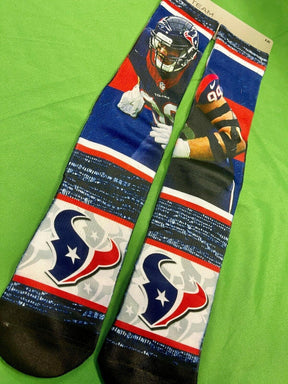 NFL Houston Texans J J Watt #99 Rush Socks NWT Men's UK 9-12