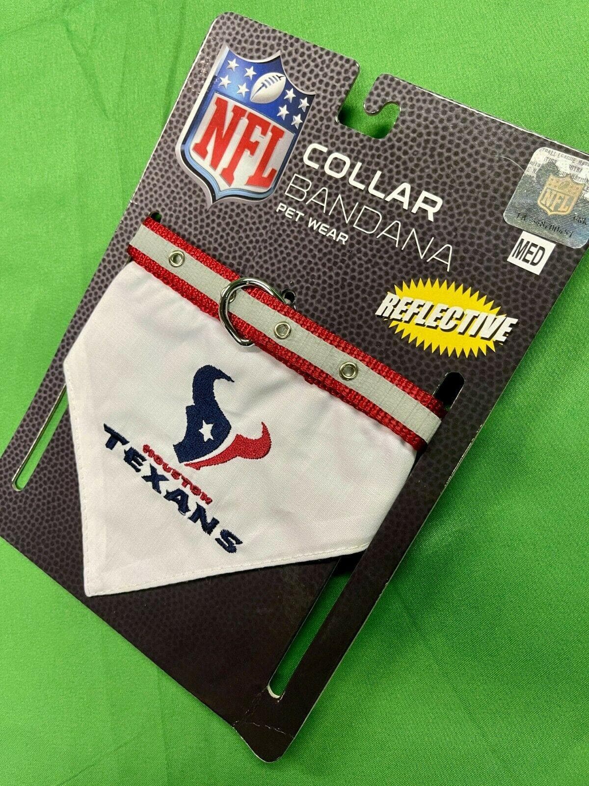 NFL Houston Texans Pet Collar Bandana Size Medium NWT
