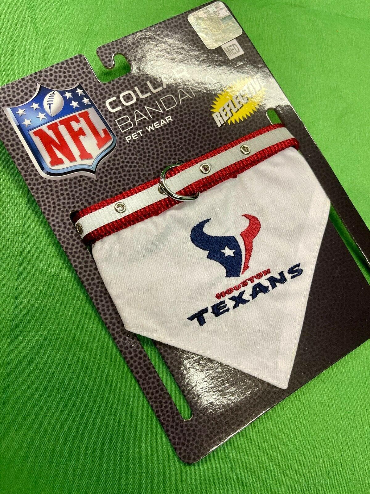 NFL Houston Texans Pet Collar Bandana Size Medium NWT