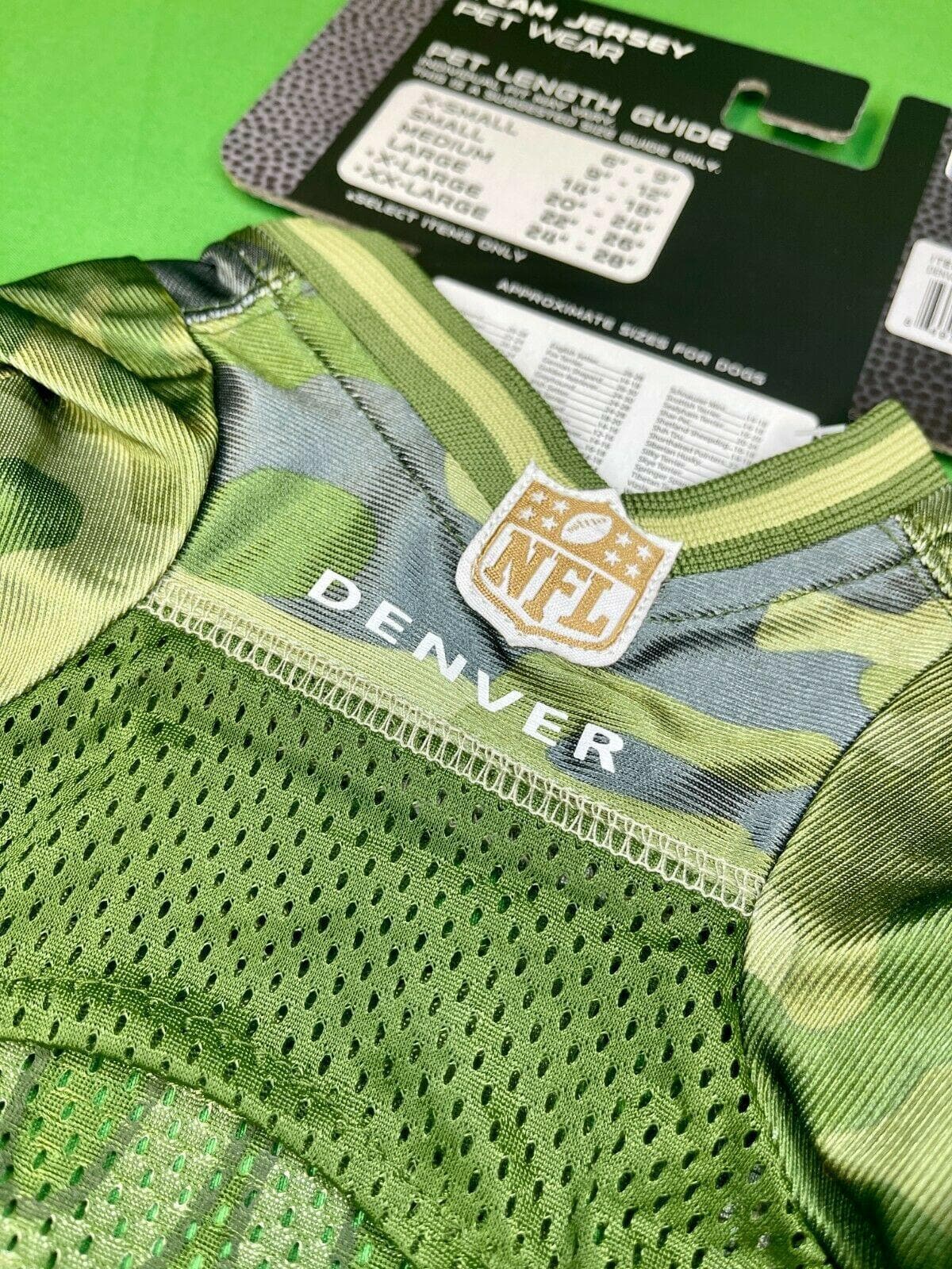 NFL Denver Broncos Salute to Service Dog Jersey #00 X-Small NWT