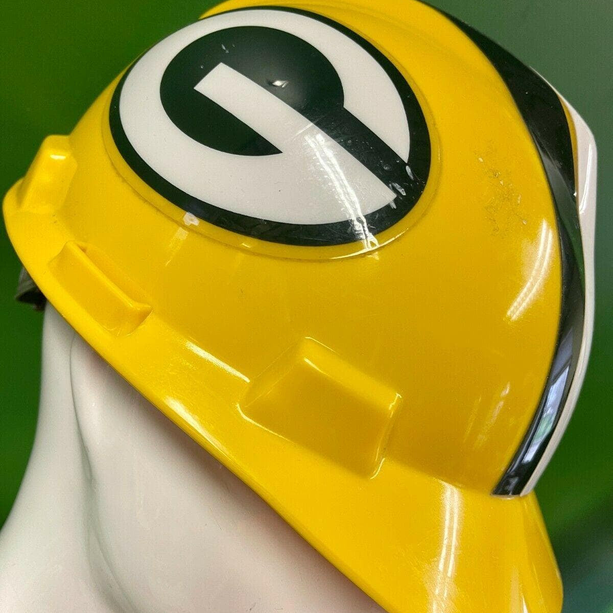 NFL Green Bay Packers Construction Helmet OSFA Ideal for Fan Cave!