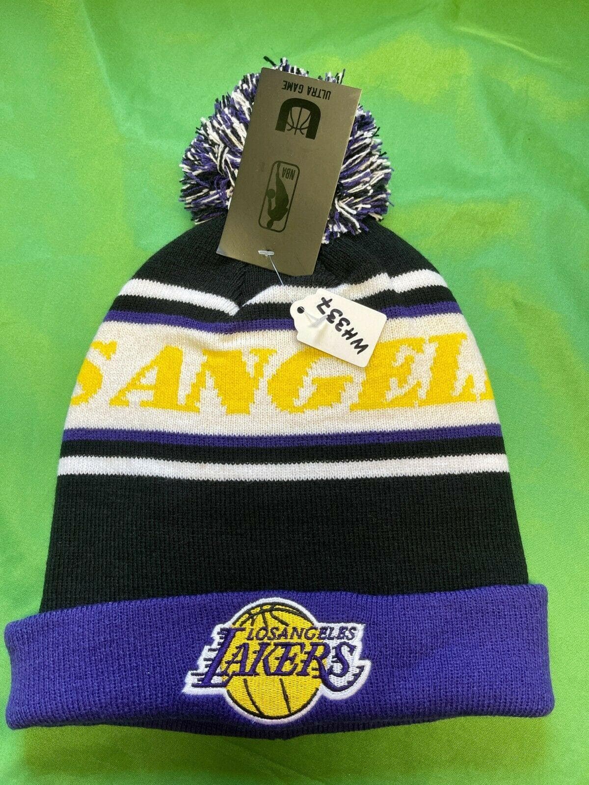 NBA Los Angeles Lakers Woolly Bobble Hat OSFA NWT