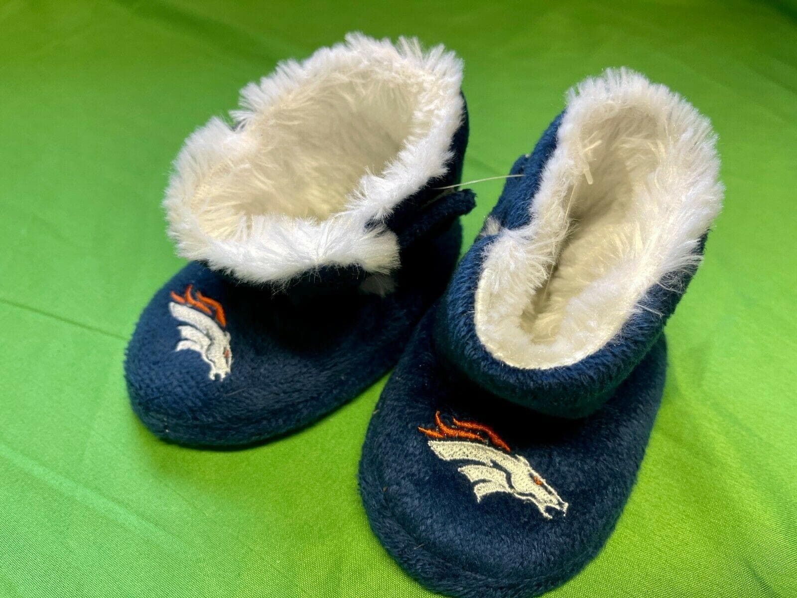 NFL Denver Broncos Baby Slippers-Booties XL (9-12 months)