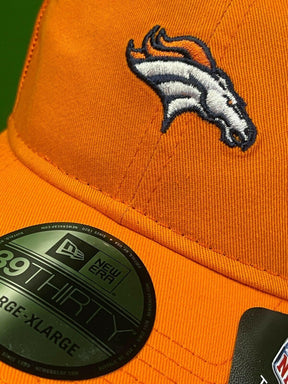 NFL Denver Broncos New Era 39THIRTY Team Precision Cap Hat L-XL NWT