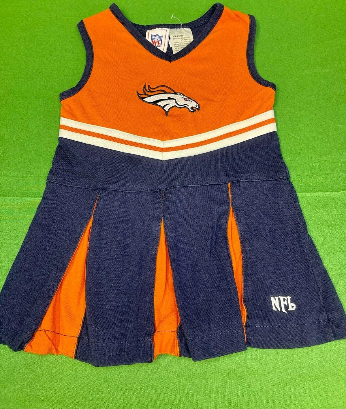 NFL Denver Broncos Cheerleader Dress Girls' Toddler 3T