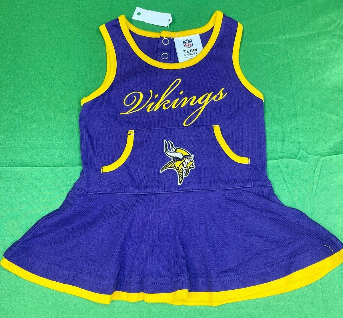NFL Minnesota Vikings Cheerleader-Style Dress 12 months