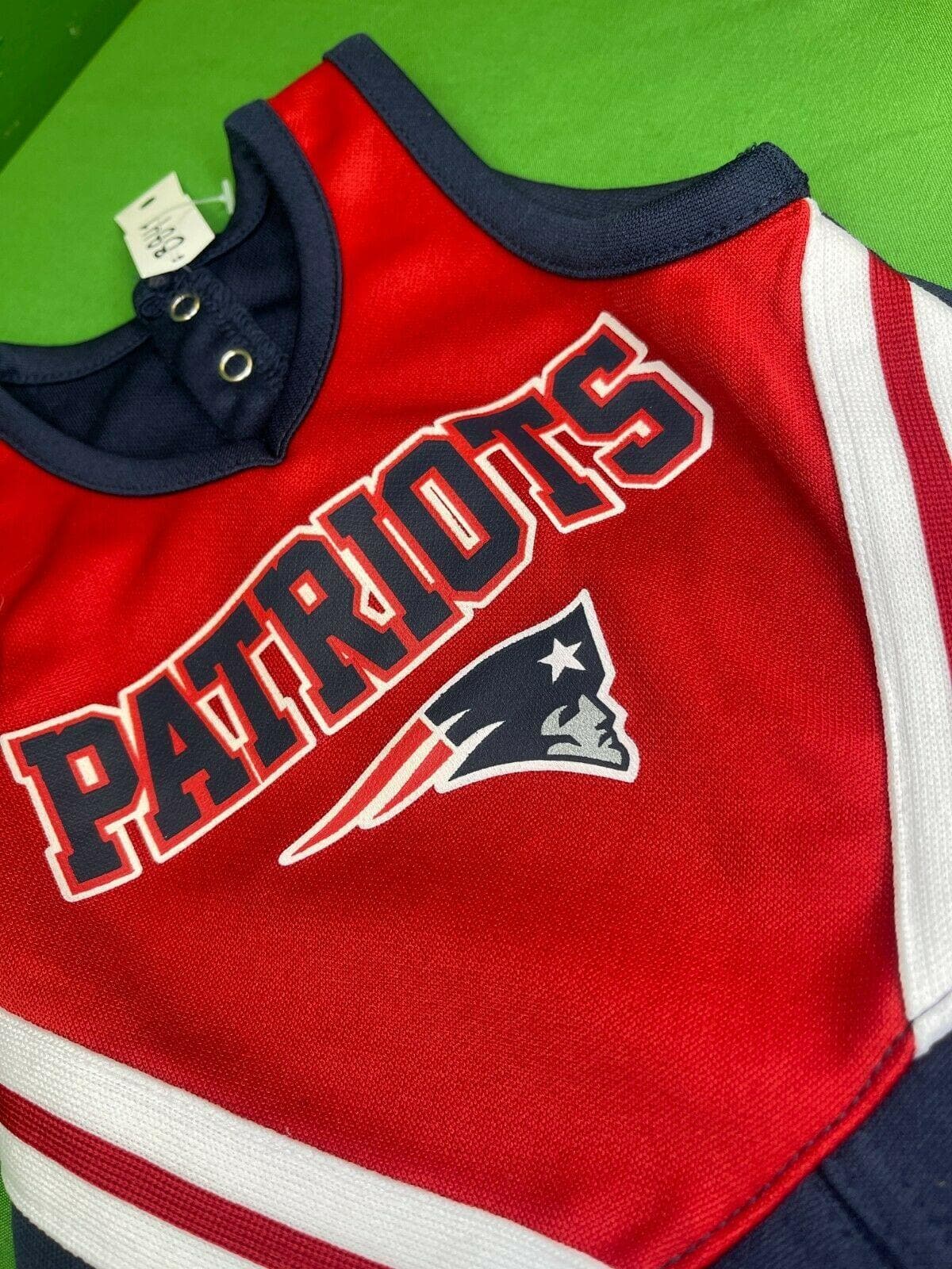 NFL New England Patriots Cheerleader-Style Dress and Nappy Cover 12 months