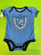 NFL Detroit Lions Bodysuit/Vest Girls' Blue Newborn 0-3 months