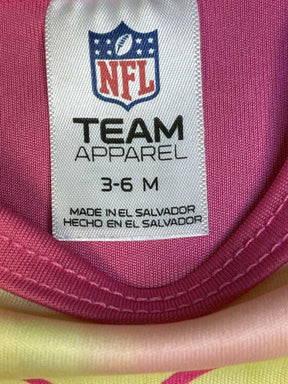 NFL Detroit Lions Pink Printed Bodysuit/Vest Girls' 3-6 months