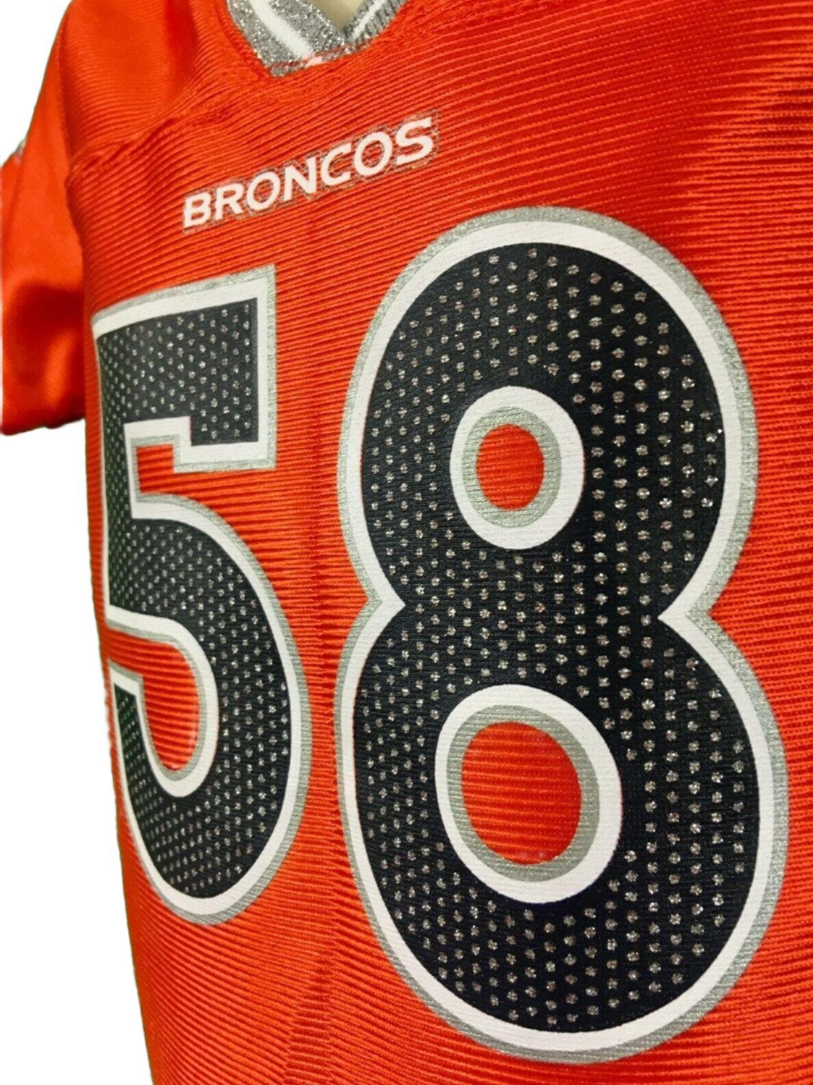 NFL Denver Broncos Von Miller #58 Sparkly Girls' Jersey Infant 18 Months NWT