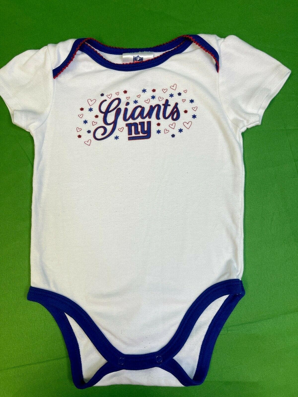 NFL New York Giants Bodysuit/Vest Girls' White Toddler 18 months