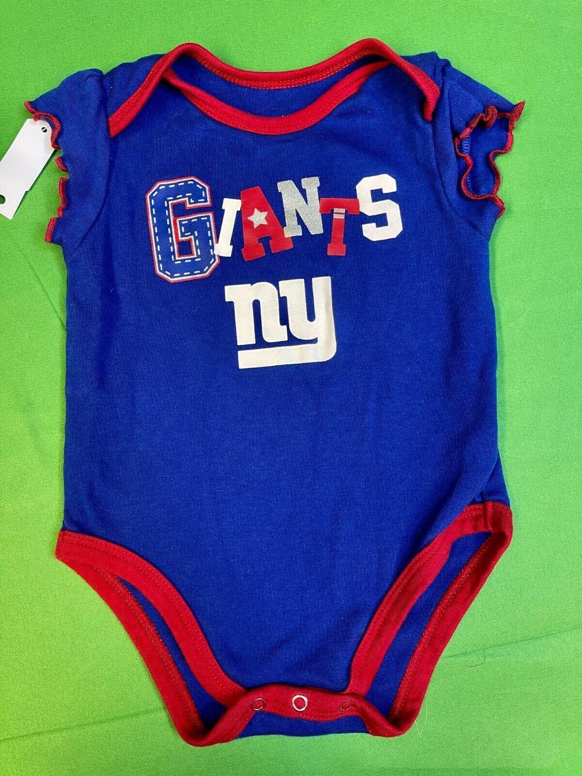NFL New York Giants Bodysuit/Vest Girls' Blue 6-9 months