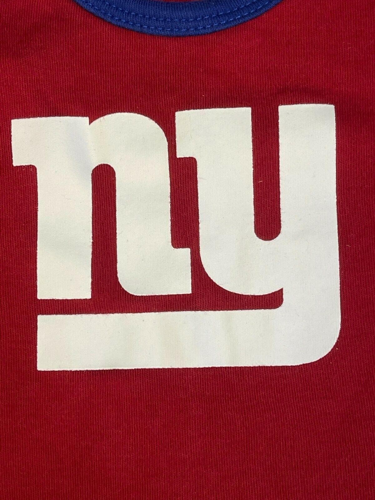 NFL New York Giants Bodysuit/Vest Girls' Red 6-9 months