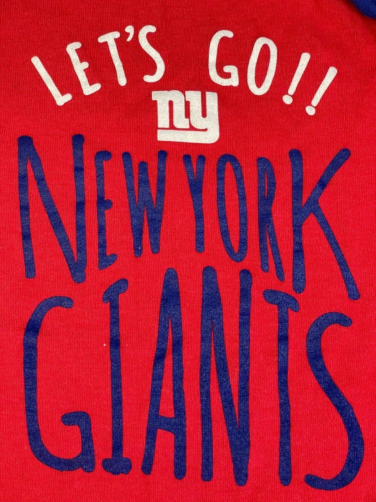 NFL New York Giants  Bodysuit/Vest Printed 3-6 months