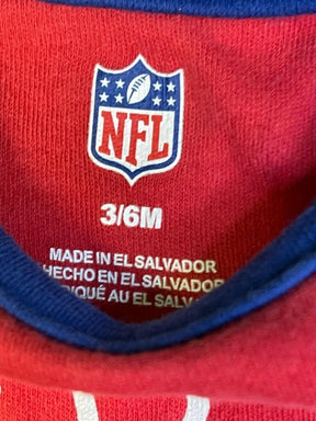 NFL New York Giants  Bodysuit/Vest Printed 3-6 months