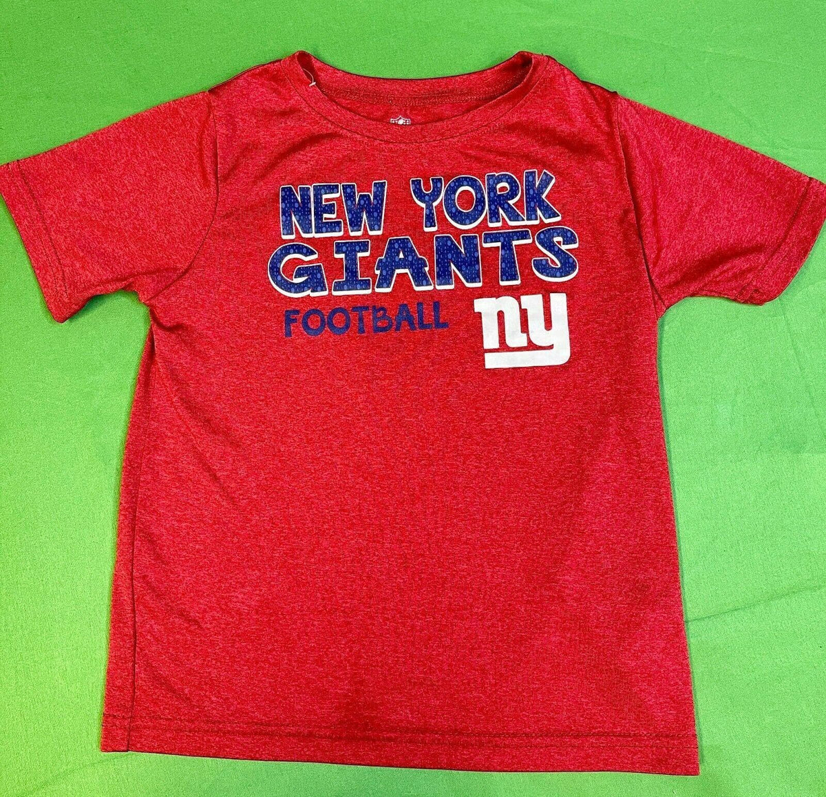 NFL New York Giants Wicking Style T-Shirt Toddler 4T