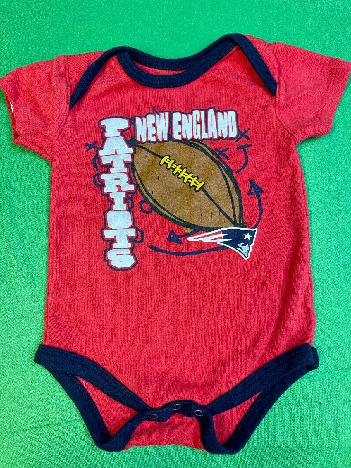 NFL New England Patriots Bodysuit/Vest Red 12 months