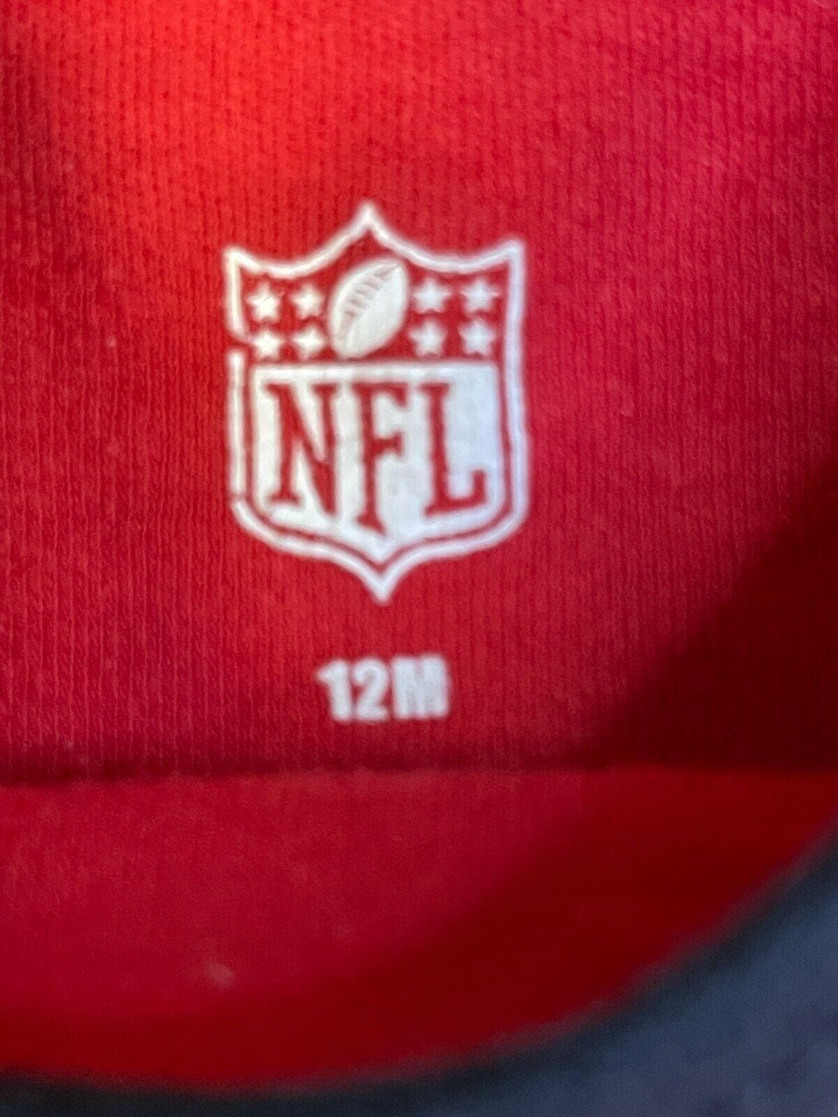 NFL New England Patriots Bodysuit/Vest Red 12 months
