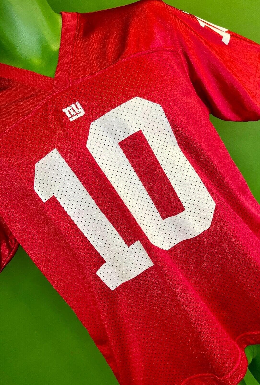 NEW YORK GIANTS #10 Eli Manning Youth L (14-16) Jersey T-Shirt Blue NY S/S  NFL