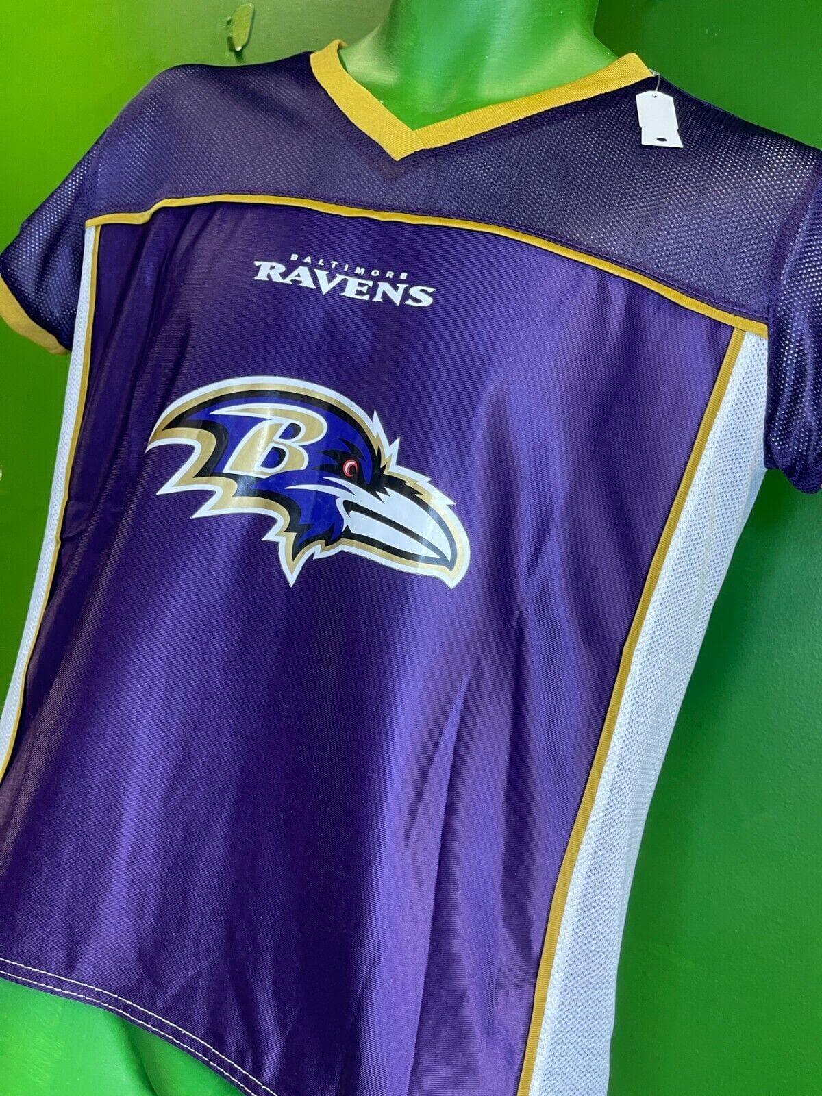 NFL Baltimore Ravens Flag Football Jersey Reversible Youth Large 14-16 (40)