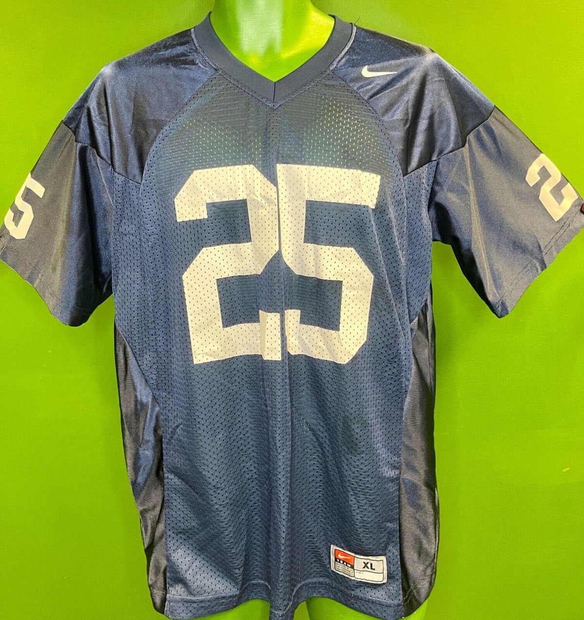 American Football Blue #25 Jersey Youth X-Large 18-20