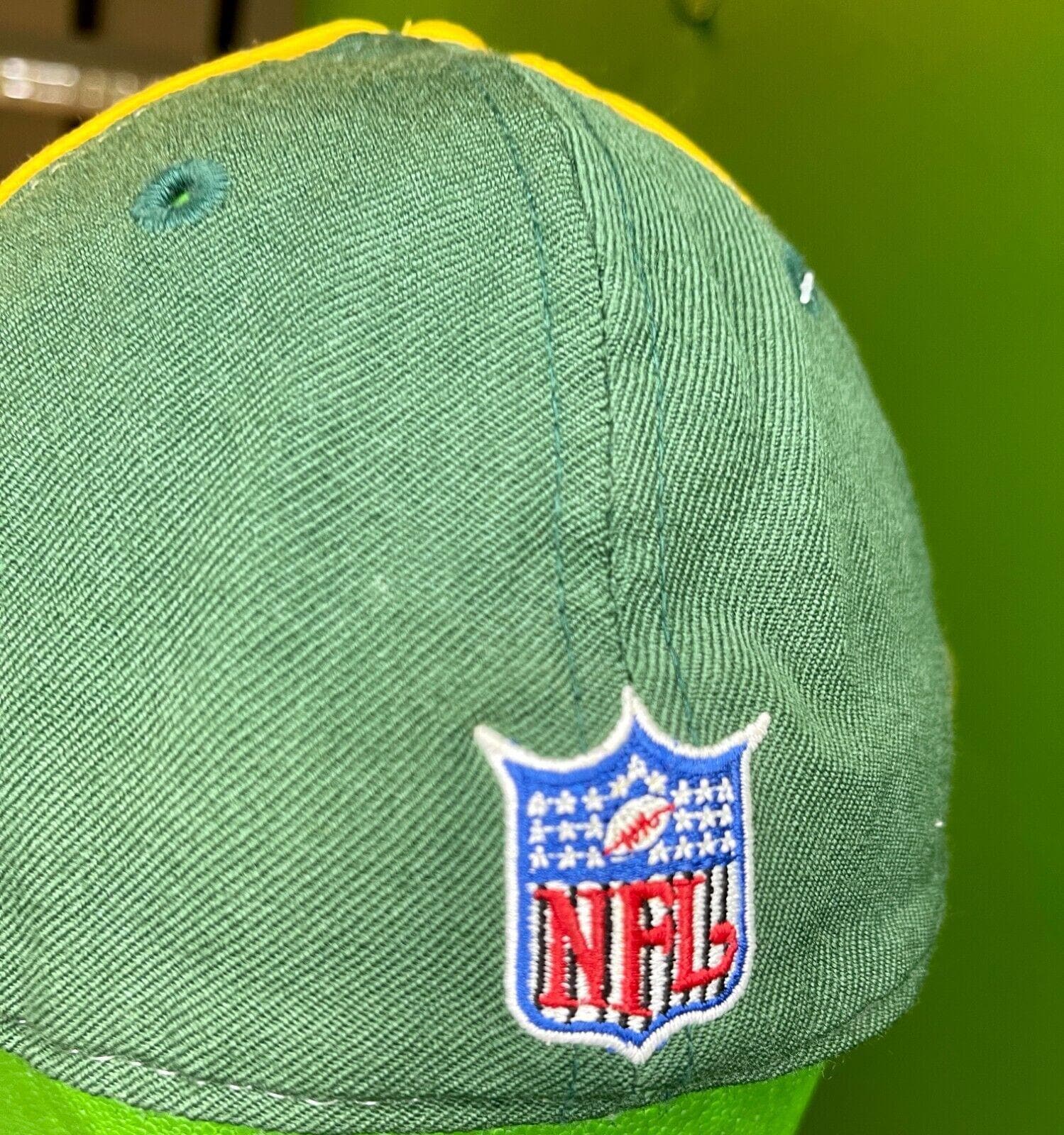 NFL Green Bay Packers Reebok Vintage 100% Wool Hat/Cap Fitted 7-1/4