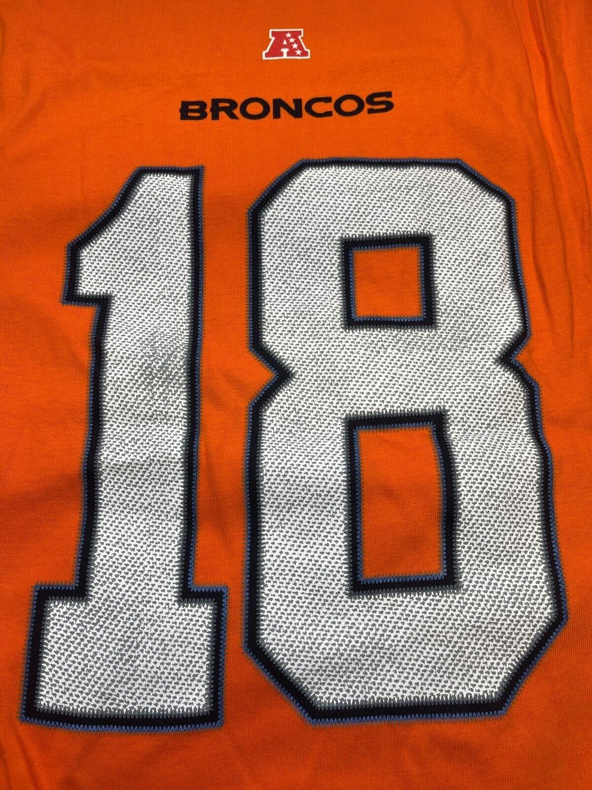 NFL Denver Broncos Manning #18 Majestic T-Shirt Men's 4X-Big NWT 60"