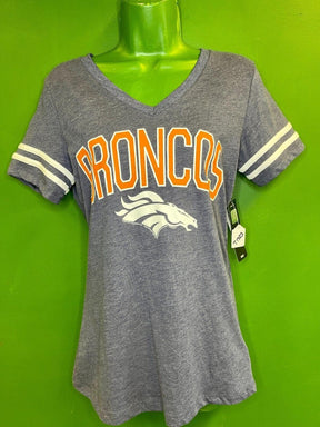 NFL Denver Broncos Heathered Blue T-Shirt Women's Small NWT 32"