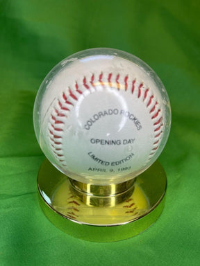 MLB Colorado Rockies Limited Opening Day 1993 Commemorative Ball