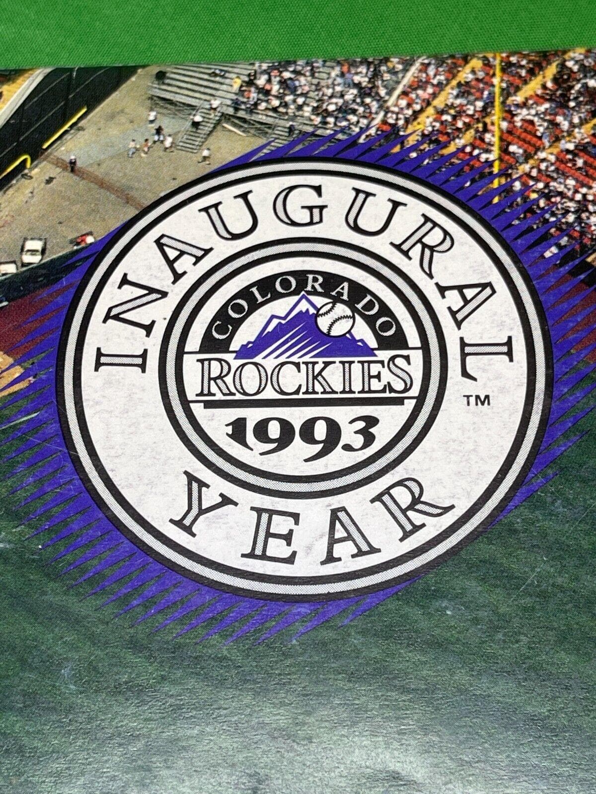 MLB Colorado Rockies Original Inaugural Year Calendar 1993-1994