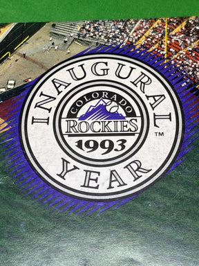 MLB Colorado Rockies Original Inaugural Year Calendar 1993-1994