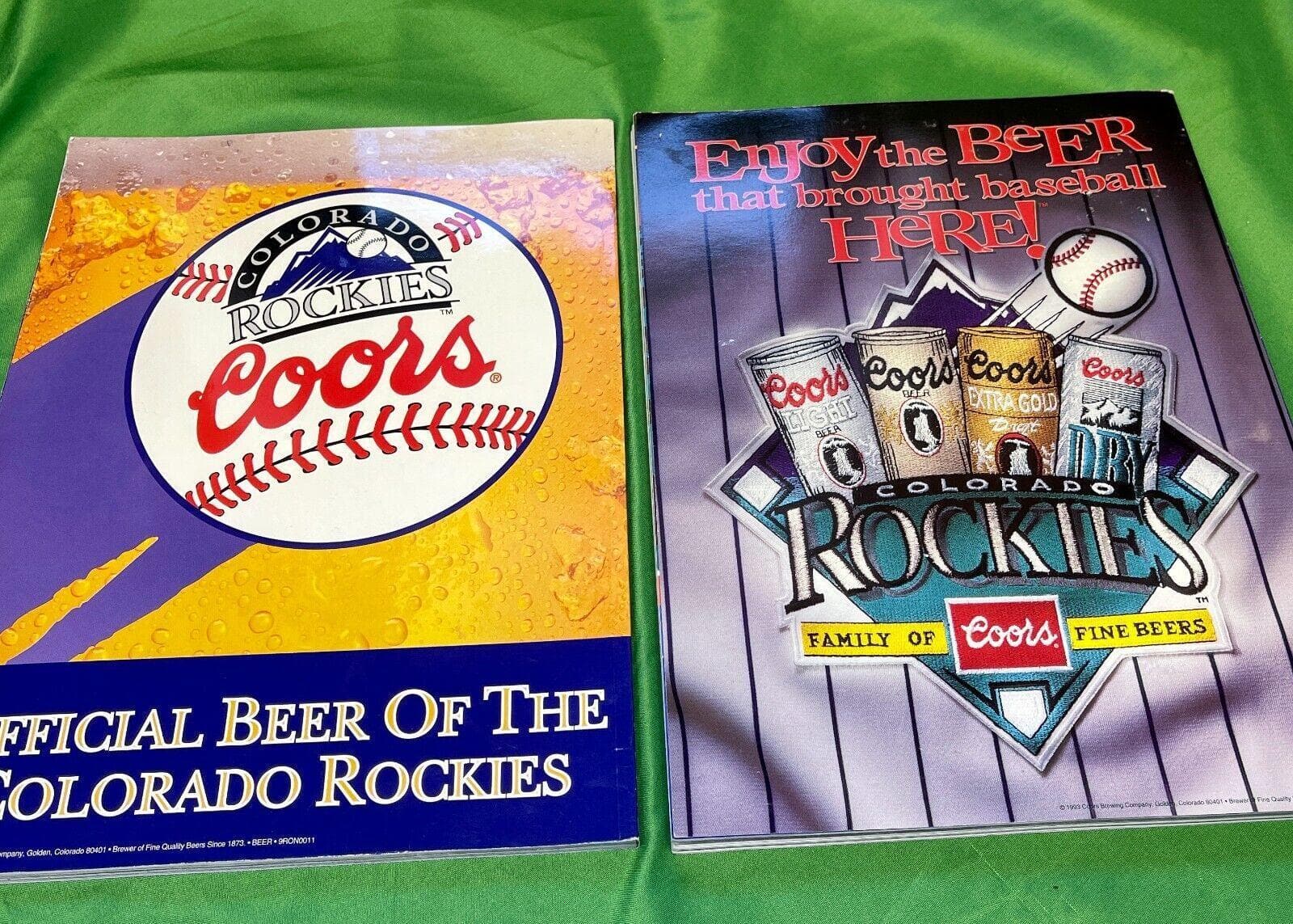 MLB Colorado Rockies Lot of 2 Scorecard Magazines 1993-1994