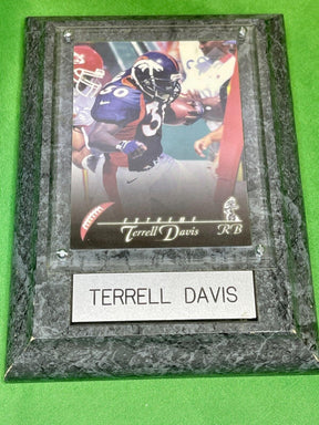 NFL Denver Broncos Terrell Davis #30 Small Plaque 6"x 4"