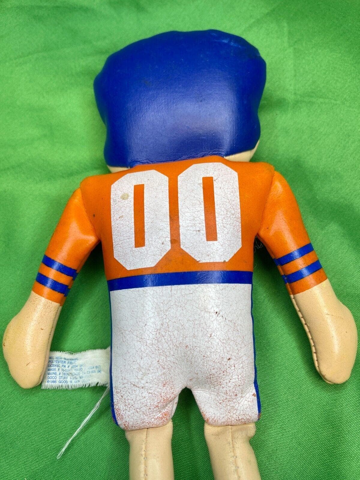 NFL Denver Broncos Vintage Plastic Cuddly Toy  Ornament 1995 Cute!