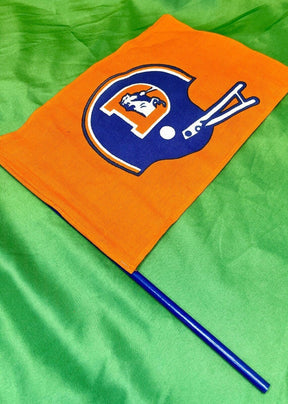 NFL Denver Broncos Vintage Game Day Canvas Flags A4 Size Unique!