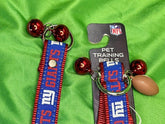 NFL New York Giants Pet Dog Training Bells NWT