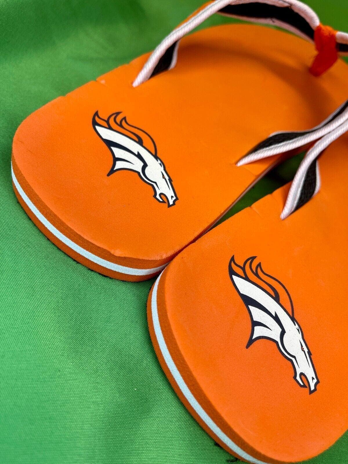 NFL Denver Broncos Flip Flops Sandals Men's UK 7.5