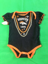 NFL Denver Broncos Girls' "Broncos Love" Bodysuit/Vest 3-6 Months