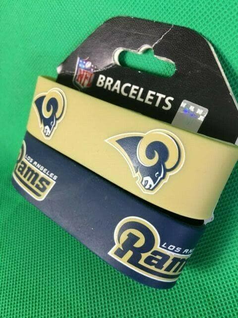 NFL Los Angeles Rams Rubber Bracelets/Wristbands NWT